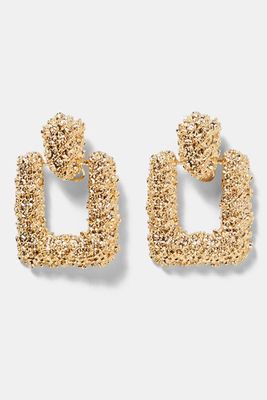 Raised Design Earrings from Zara