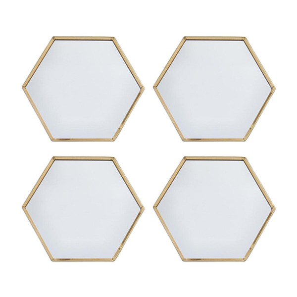 Hexagonal MIrror Coasters from John Lewis & Partners