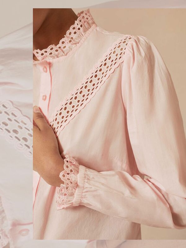 11 Pink Blouses We Love