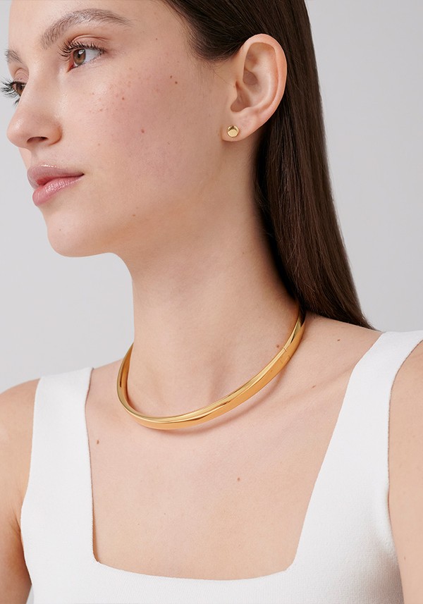 886 Choker 9ct Yellow Gold