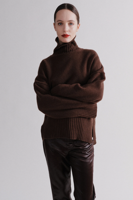 Grace Cashmere Blend Tower Turtleneck from Francon Editions