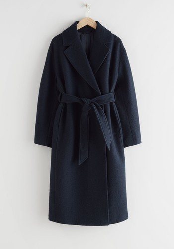 Belted Oversized Wool Coat from & Other Stories