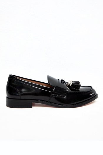 Flat Loafers With Tassels from Zara