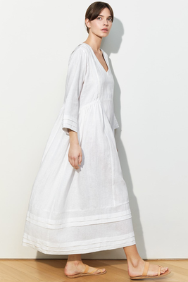 Patti White Linen Dress