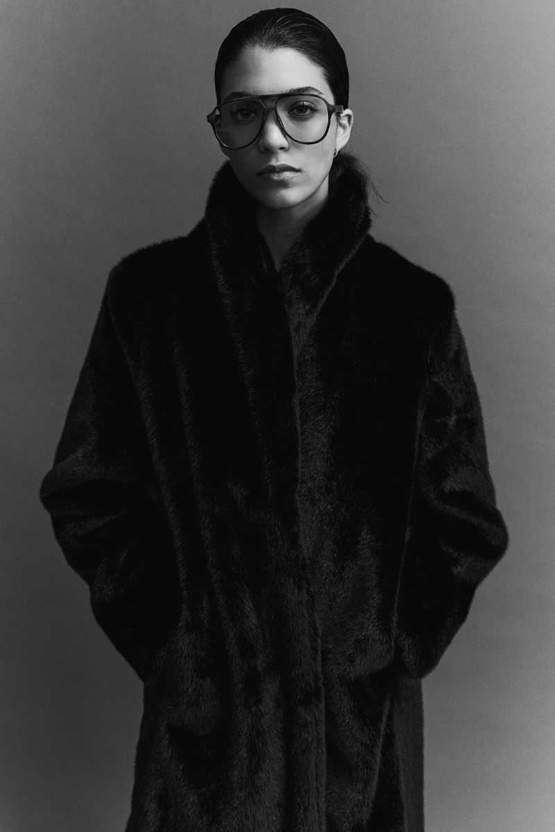 Fluffy Shawl-Collar Coat from H&M