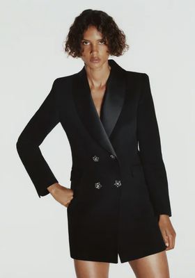 Velvet Frock Coat With Satiny Lapels, £79.99 | Zara