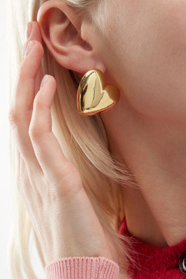 Amor 14kt Gold-Plated Stud Earrings  from Joolz by Martha Calvo
