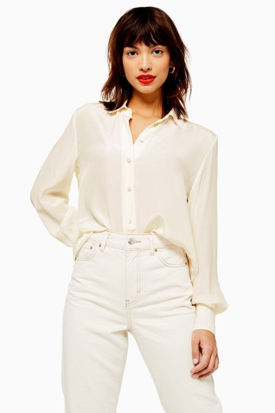 Ivory Silk Shirt