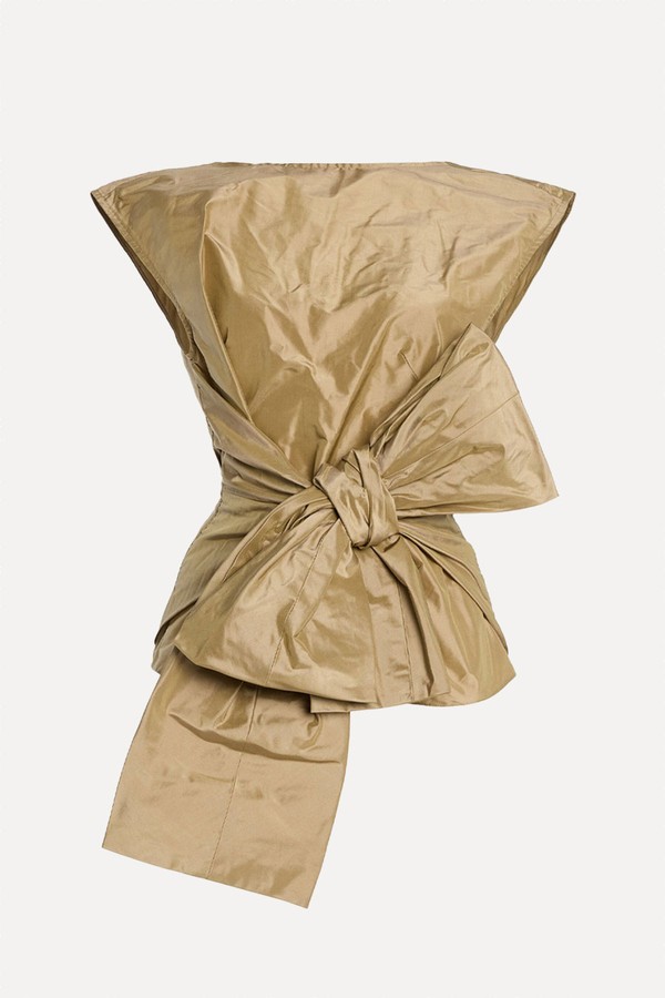 Bow Silk Top from Christopher John Rogers