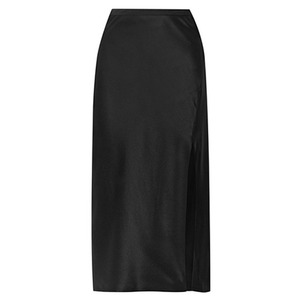 Dolly Silk-Satin Midi Skirt from Anine Bing