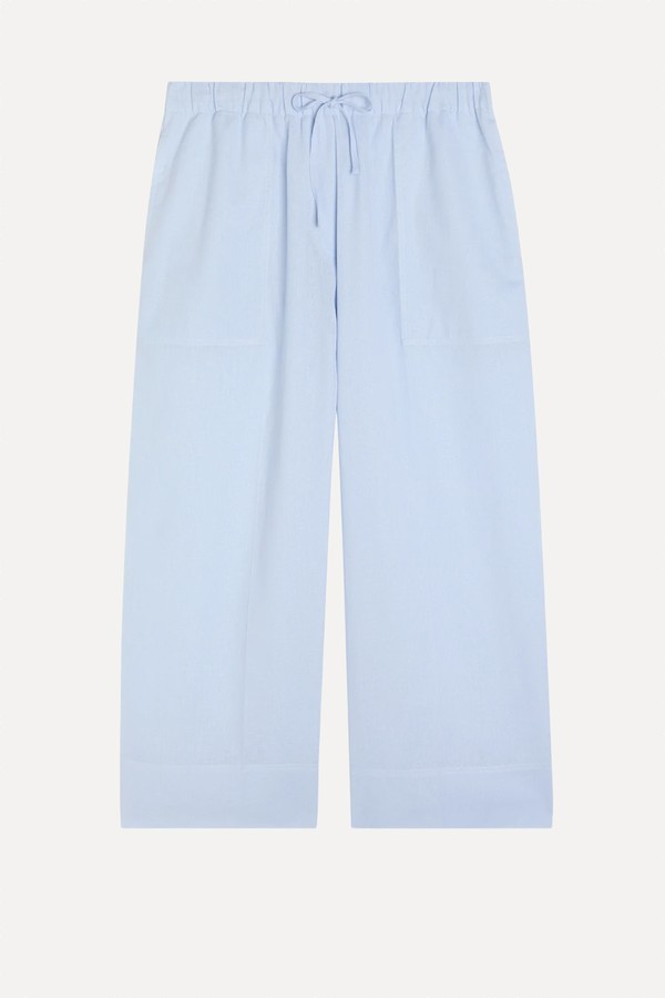 Wide-Leg Cotton & Linen-Blend Trousers from Toteme