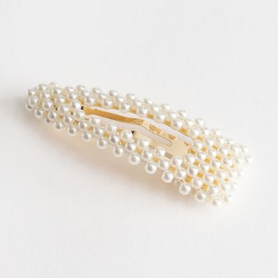 Pearl Beaded Hair Clip from & Other Stories