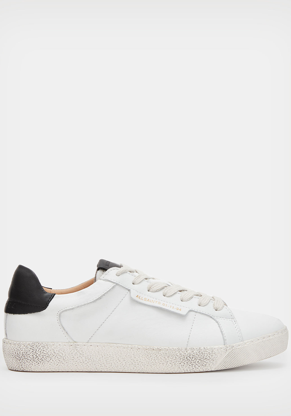 Sheer Leather Low Top Trainers