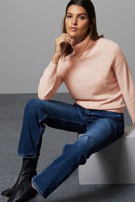 Pure Cashmere Roll Neck Jumper from Autograph
