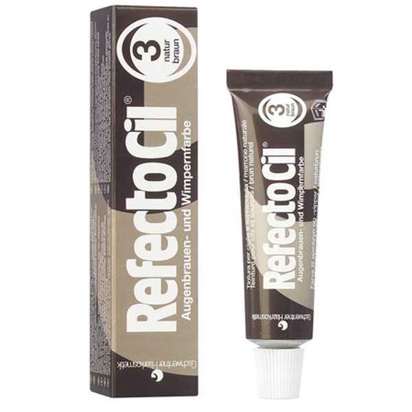 Natural Brown 3 Eyelash and Eyebrow Tint from Refectocil