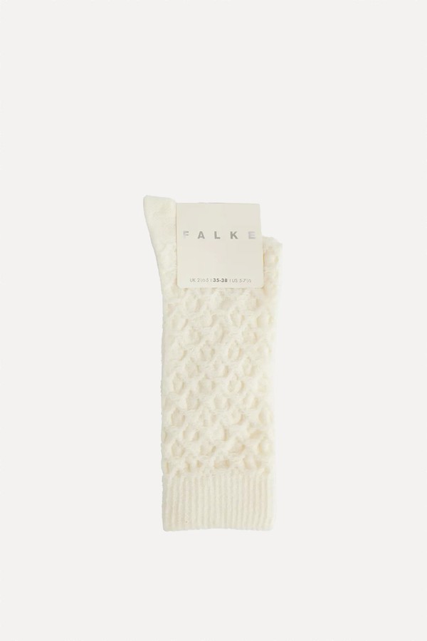 Colossal Nest Knitted Wool-Blend Socks from FALKE