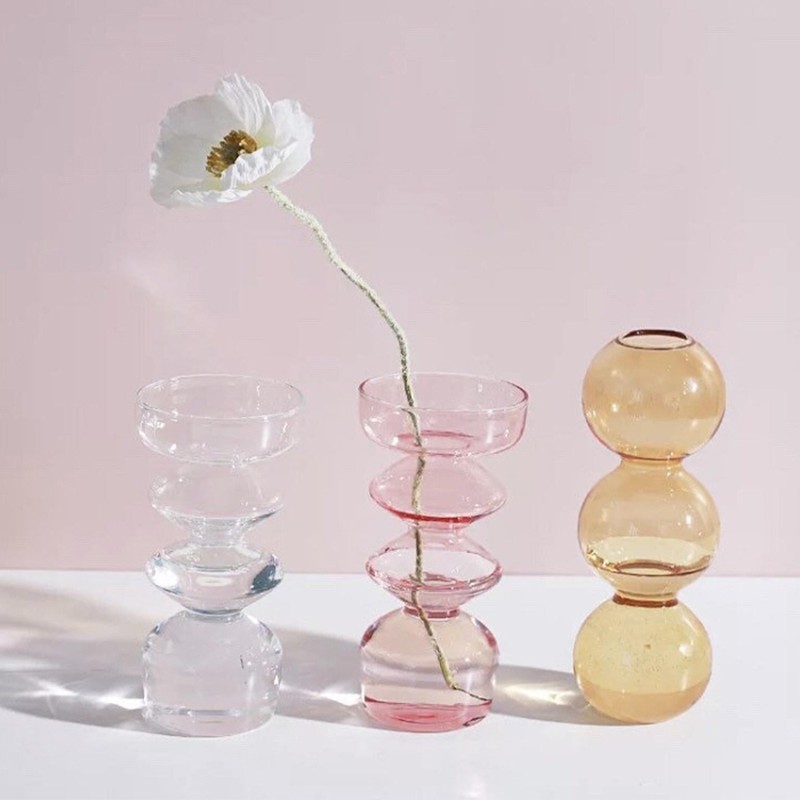Scandi Glass Candle Holder from Alpha Accessories Shop
