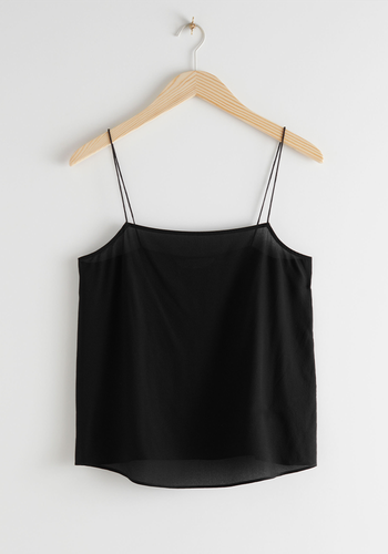 Silk Crepe Strap Top from & Other Stories 