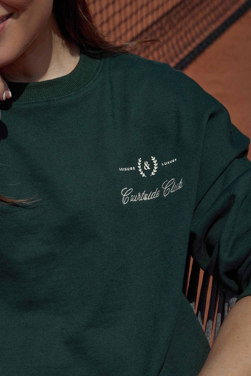 Courtside Club Crewneck Jumper from Wat The Brand