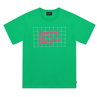 Rowing Blazers '90s Green and Pink Tee