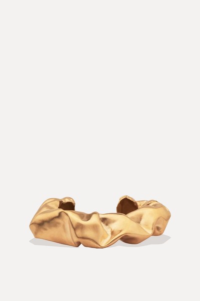 Scrunch Gold Plated Cuff from CompletedWorks