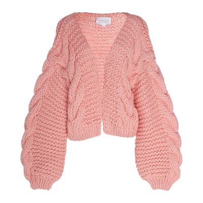 Cable-Knit Wool Cardigan from I Love Mr Mittens