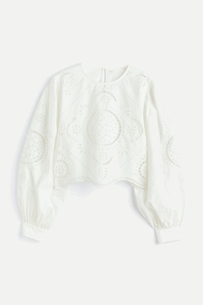 Broderie Anglaise Blouse from H&M