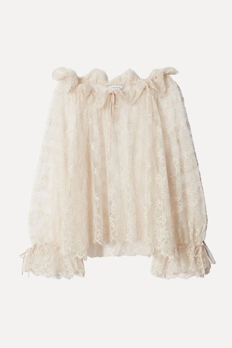 Ruffle Lace Blouse from & Other Stories