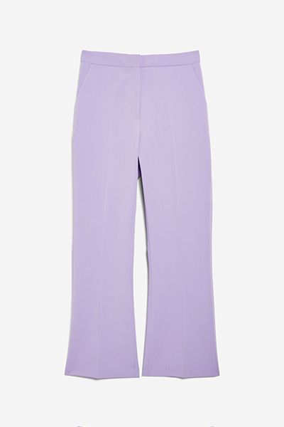 Cropped Suit Trousers