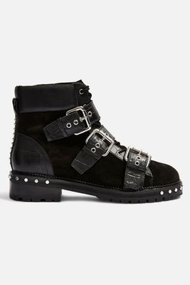 Wide Fit Animal Hiker Boots from Topshop
