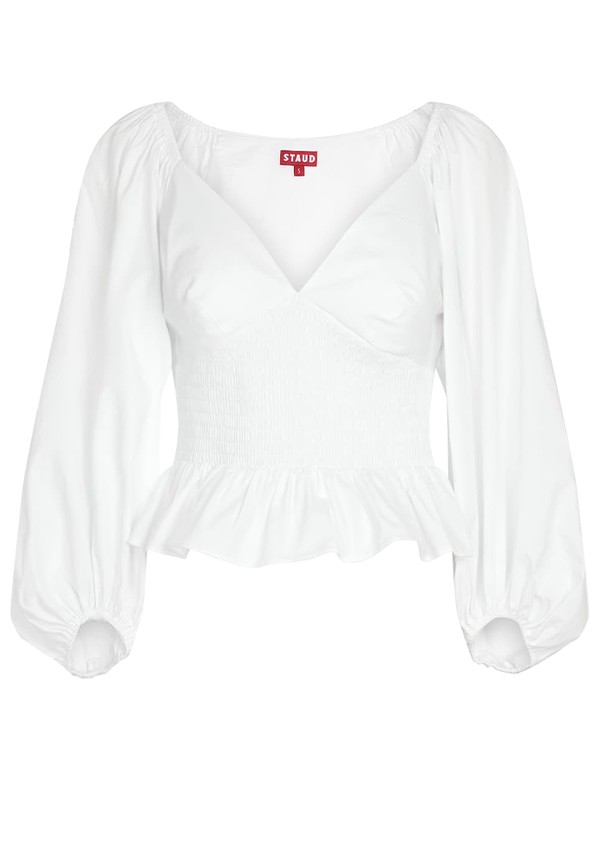 Stretch-Cotton Blouse from Staud