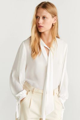 Pleated Details Blouse from Mango