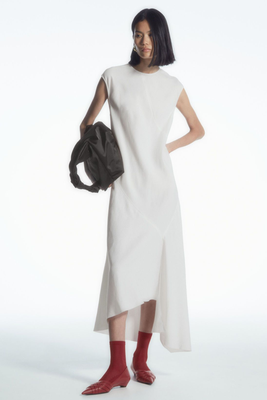 Draped Asymmetric Maxi Dress, £135 | COS