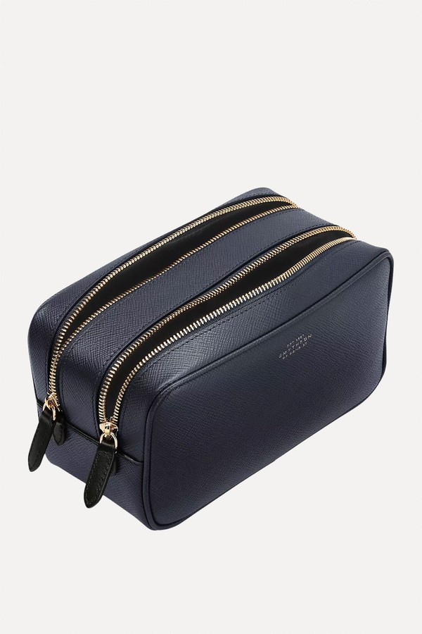 Washbag With Double Zip from Smythson