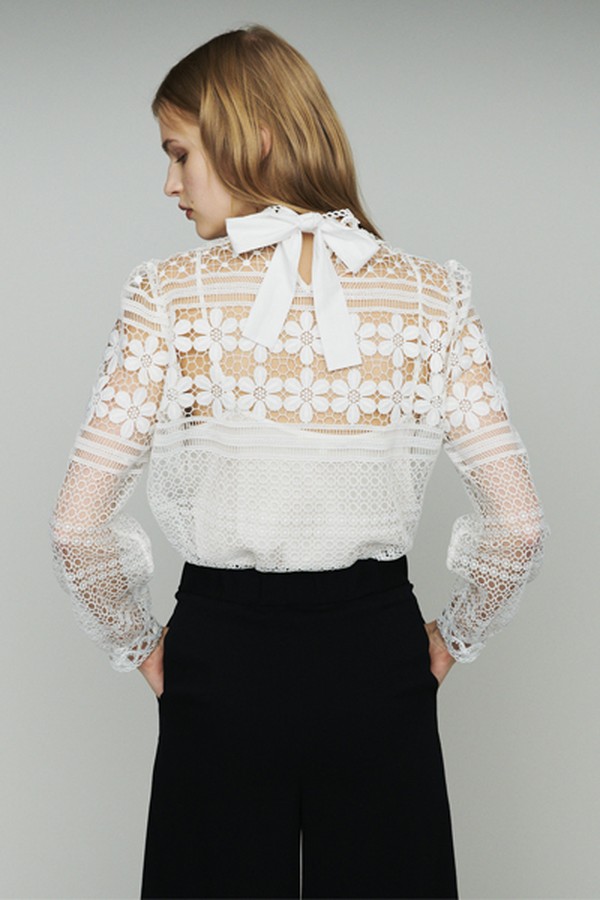 Guipure Top from Maje
