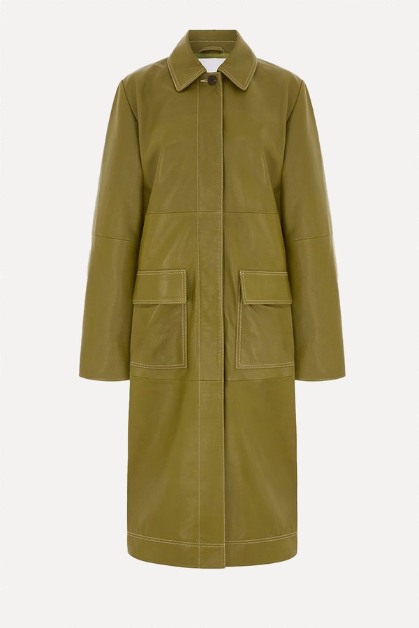 Aspen Leather Trench from Aligne