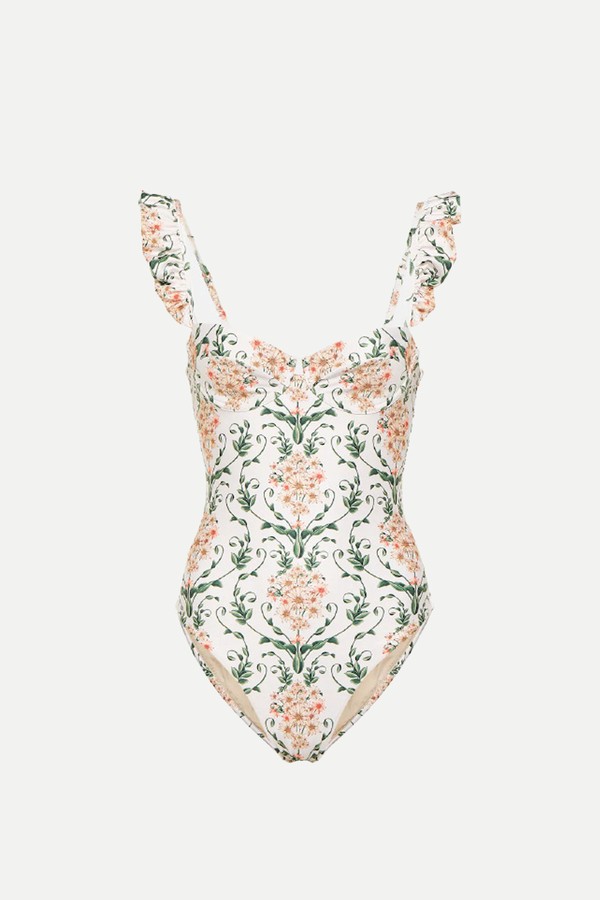 Ajonjoli Floral Swimsuit from Agua By Agua Bendita
