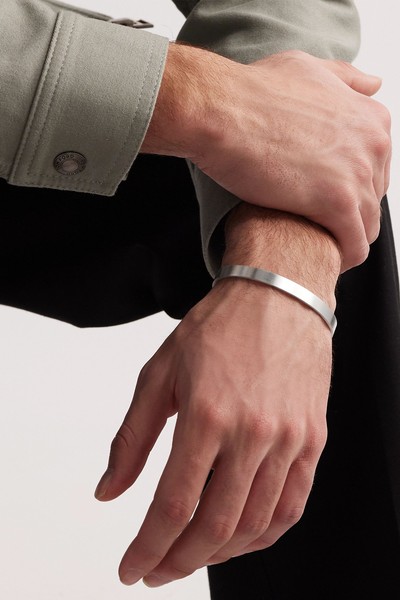 Brushed Sterling Silver Cuff  from Le Gramme 