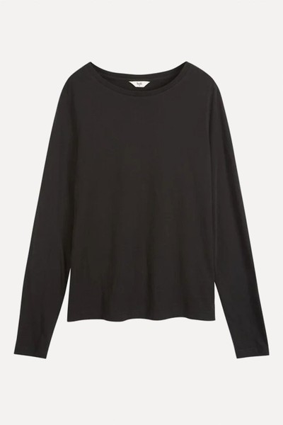 Anna Slim Crew Neck Top from Hush