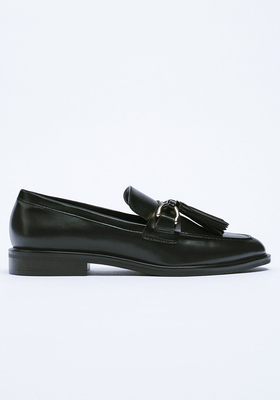 Flat Loafers With Tassels from Zara