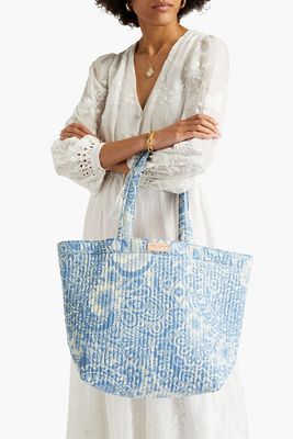 Quilted Floral-Print Cotton Tote, £58 | Vanessa Bruno
