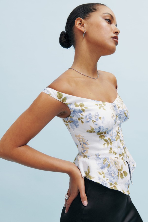 Lilly Linen Top from Reformation