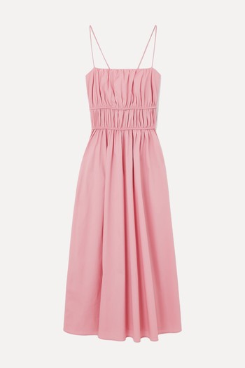 Gathered-Waist Midi Dress from COS