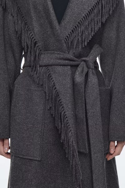 Fringed Double-Faced Wool Coat from COS