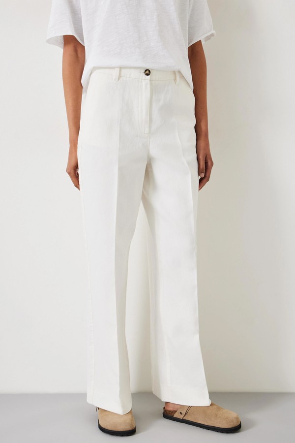 Emily Cotton Wide Leg Trousers