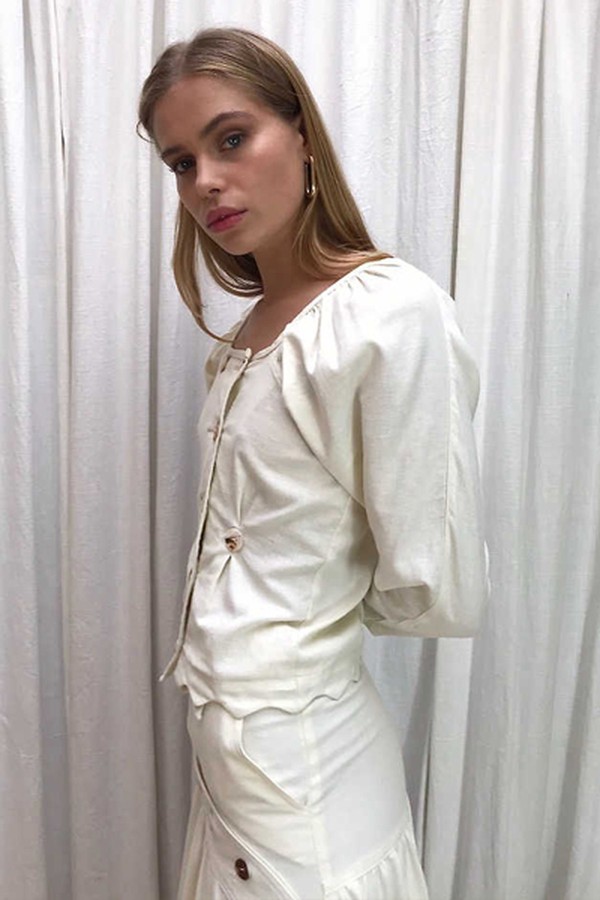 Double Breasted Utopia Blouse from House Of Sunny