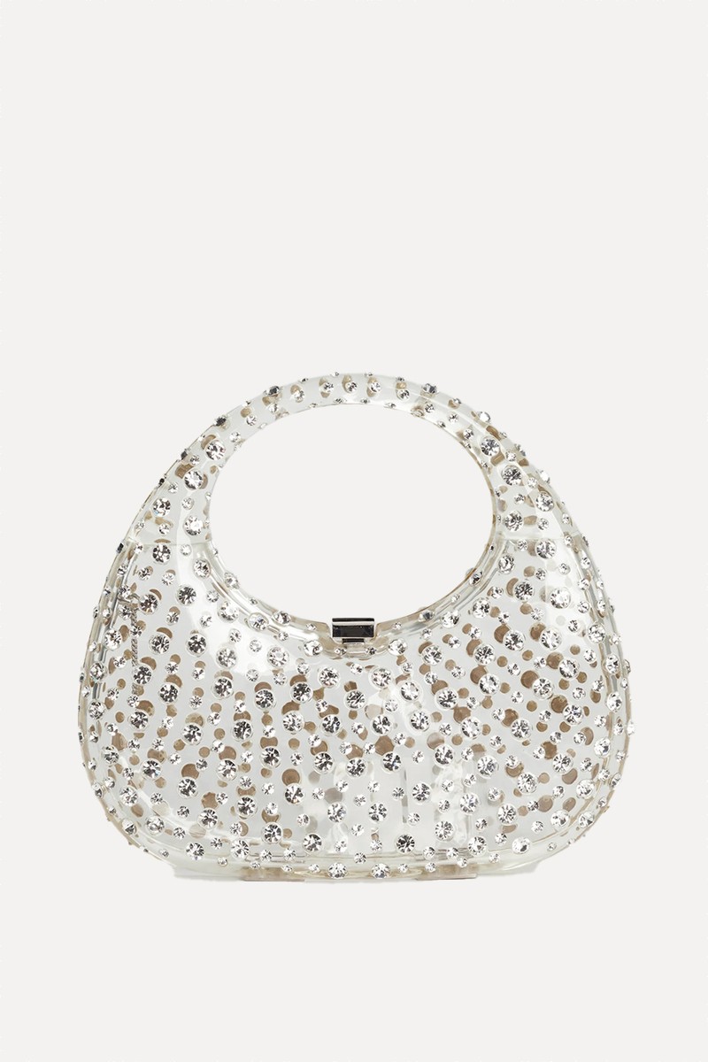 Crystal Encrusted Resin Bag from L’alingi 