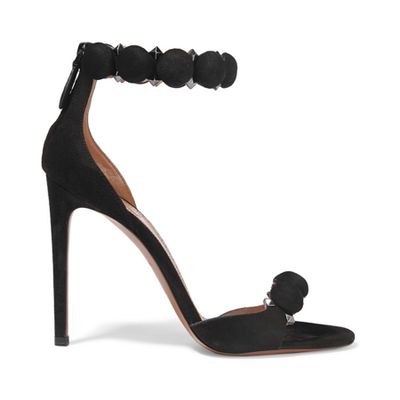 Bombe 110 Studded Suede Sandals from Alaia