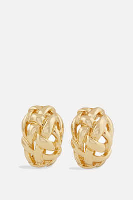 Gold-Tone Clip Earrings  from Kenneth Jay Lane
