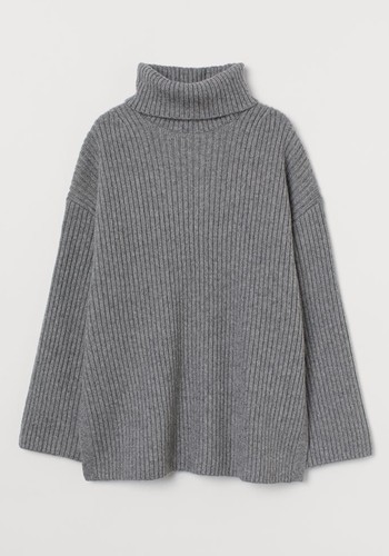 Ribbed Polo-neck Jumper from H&M